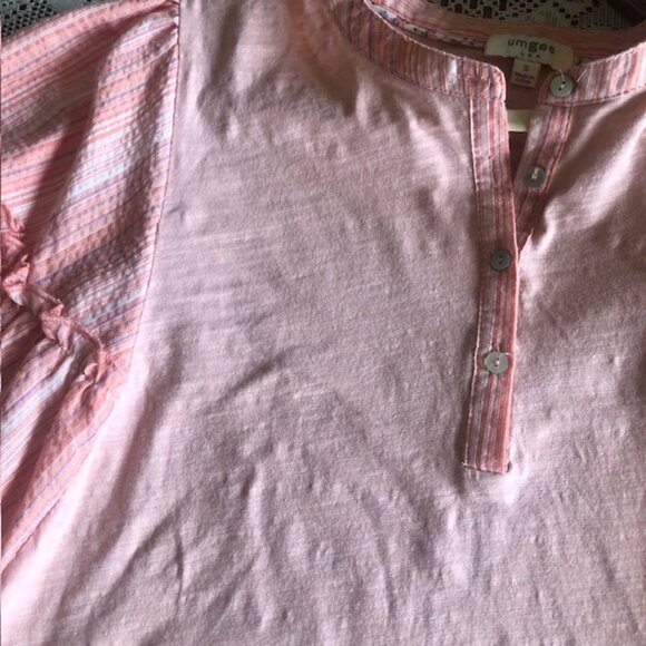 Peach Umgee Blouse - size small - Picture 5 of 6